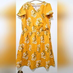 Carter's Yellow Floral Dress Size 14